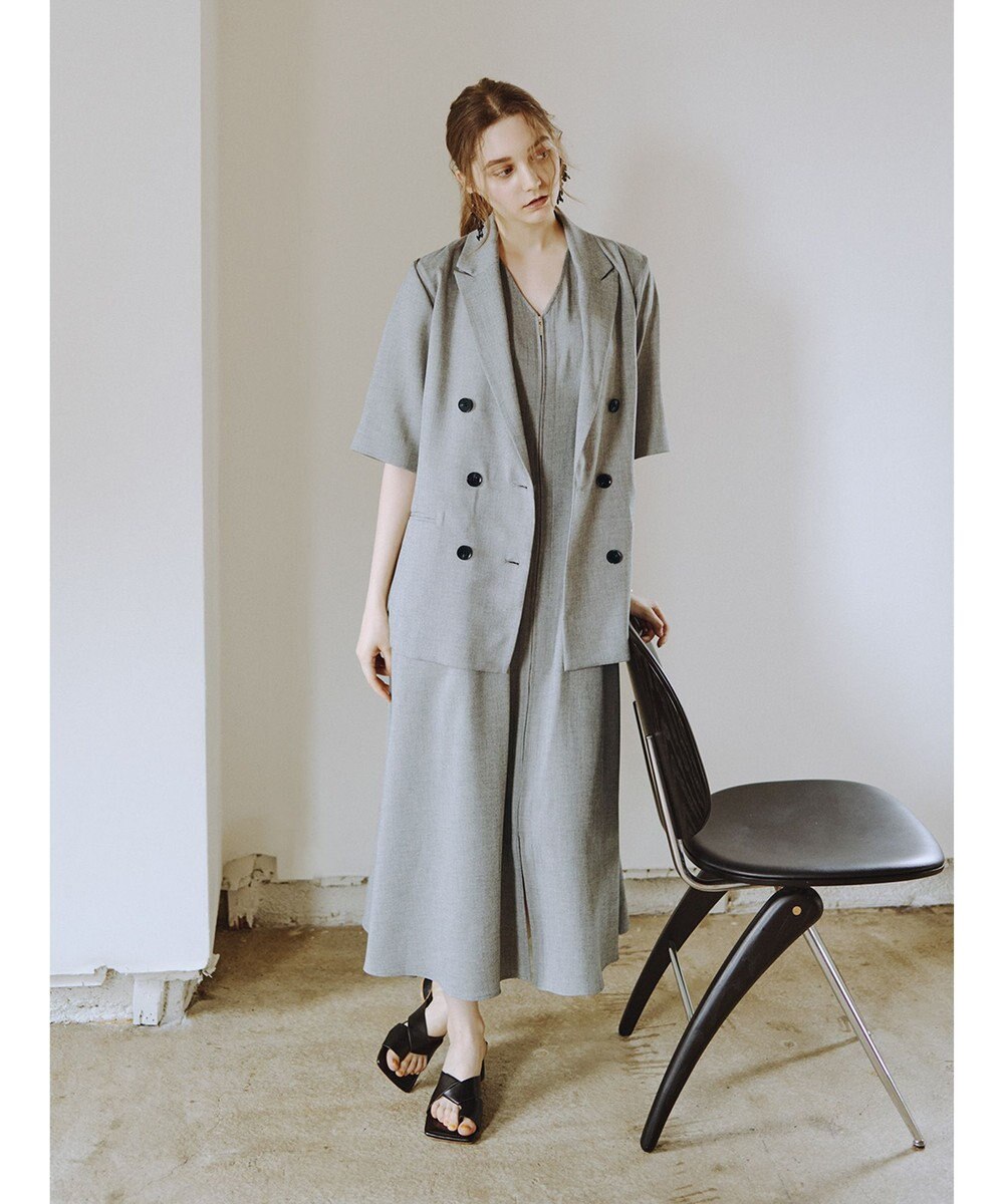 Te chichi ミックスツイルジャンスカワンピース(セットアップ可)《2026 SUMMER LOOK item》 