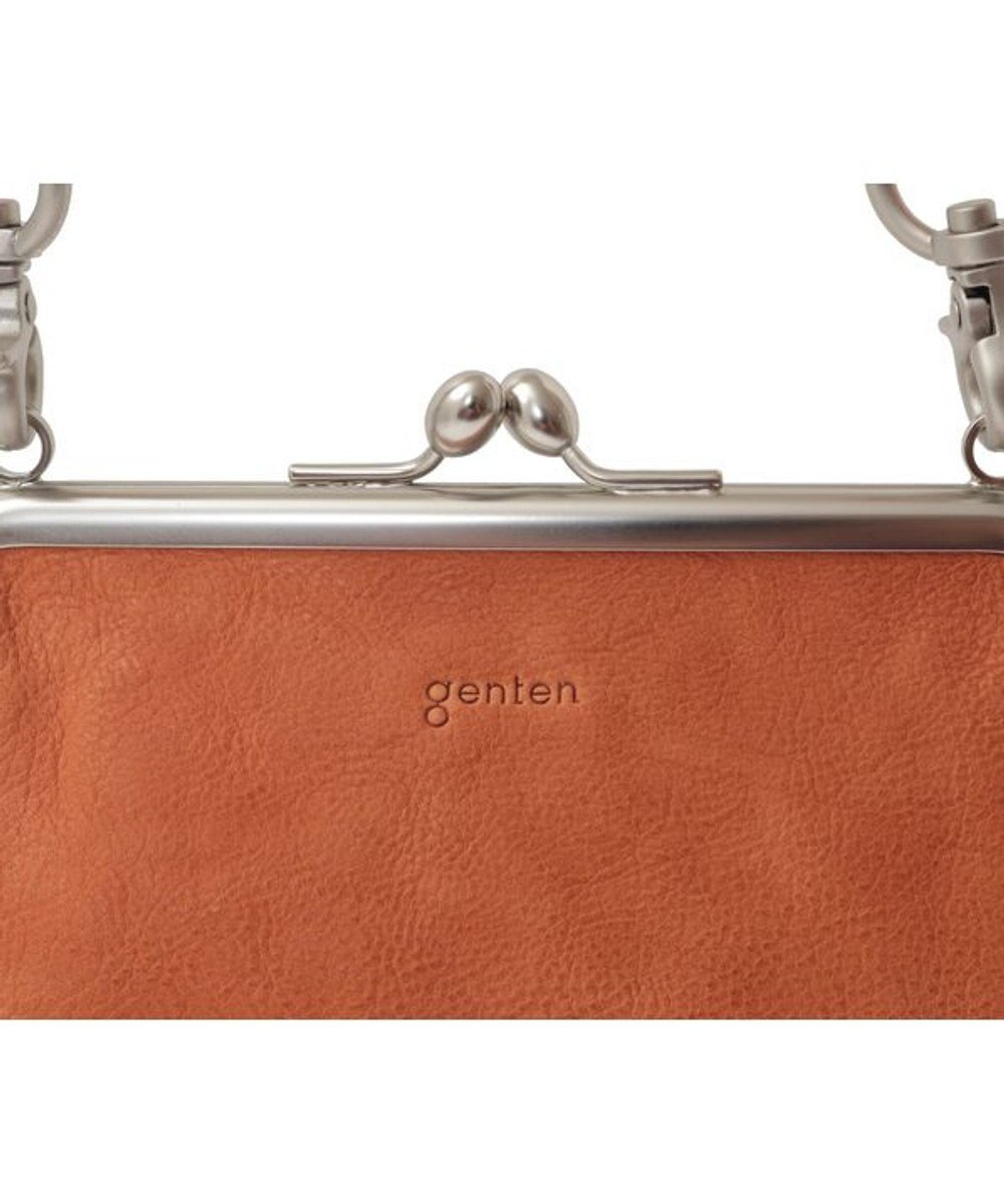 genten アンティーコ×LIBERTY 口金ミニポシェット 