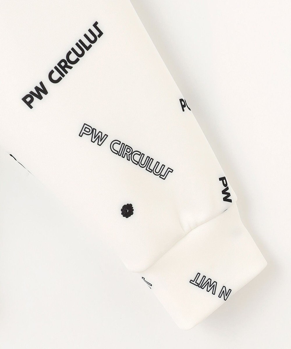 PW CIRCULUS 【 伸縮性あり 】【MEN】 LOGO  ネックウォーマー付フーディ 