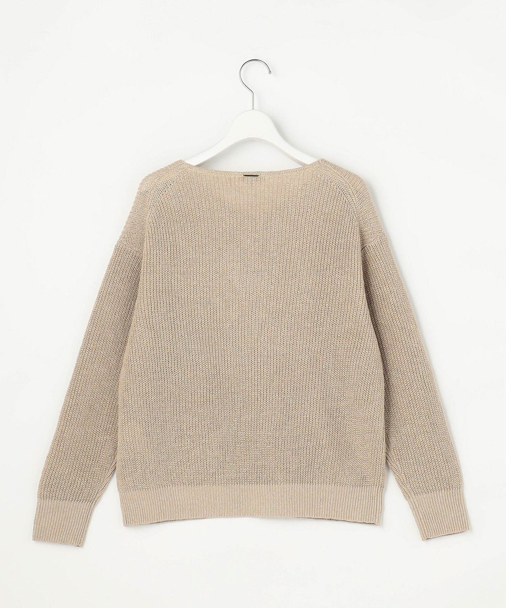 自由区 リネンミドルゲージプルオーバー ニット 