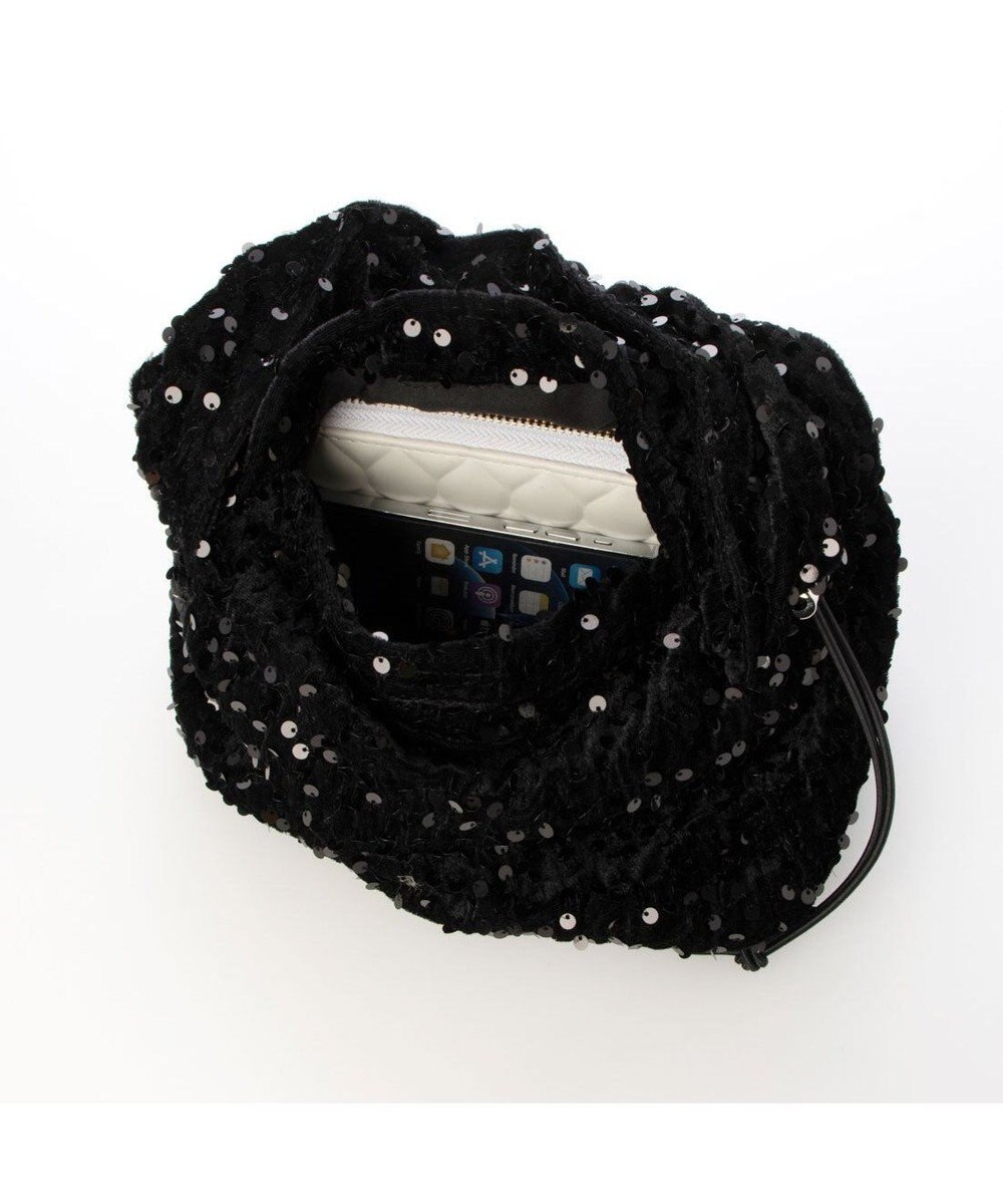 UNBILLION カシュカシュ cachecache / スパンコールドロストワンハンドルバッグ 