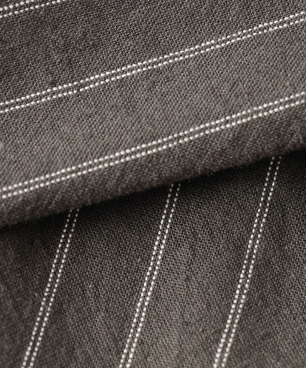 J.PRESS YORK STREET 【UNISEX】コットンリネンイージーストライプ パンツ 