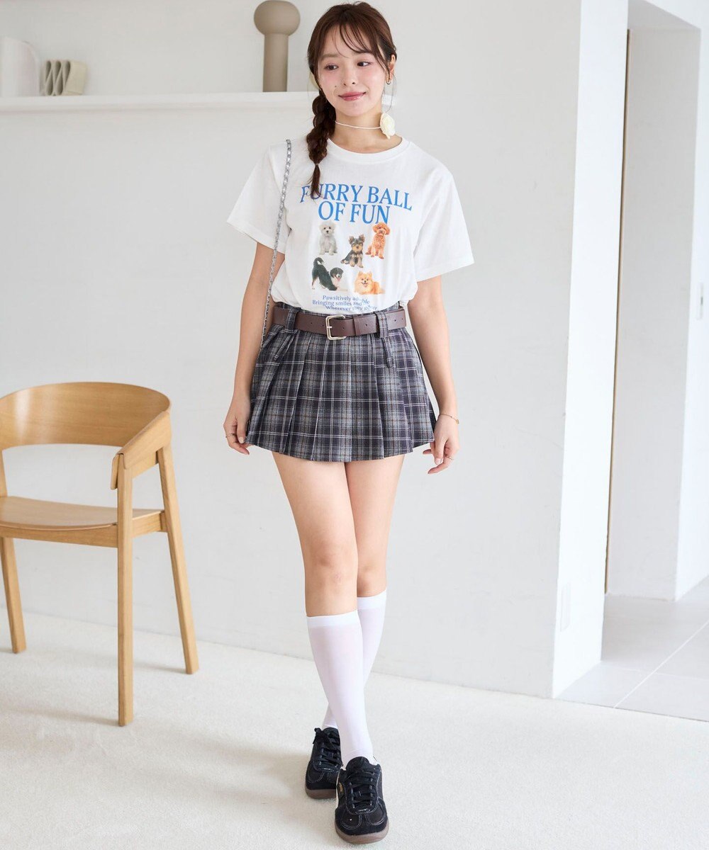 WEGO 【SMサイズ展開】グラフィックTシャツ 
