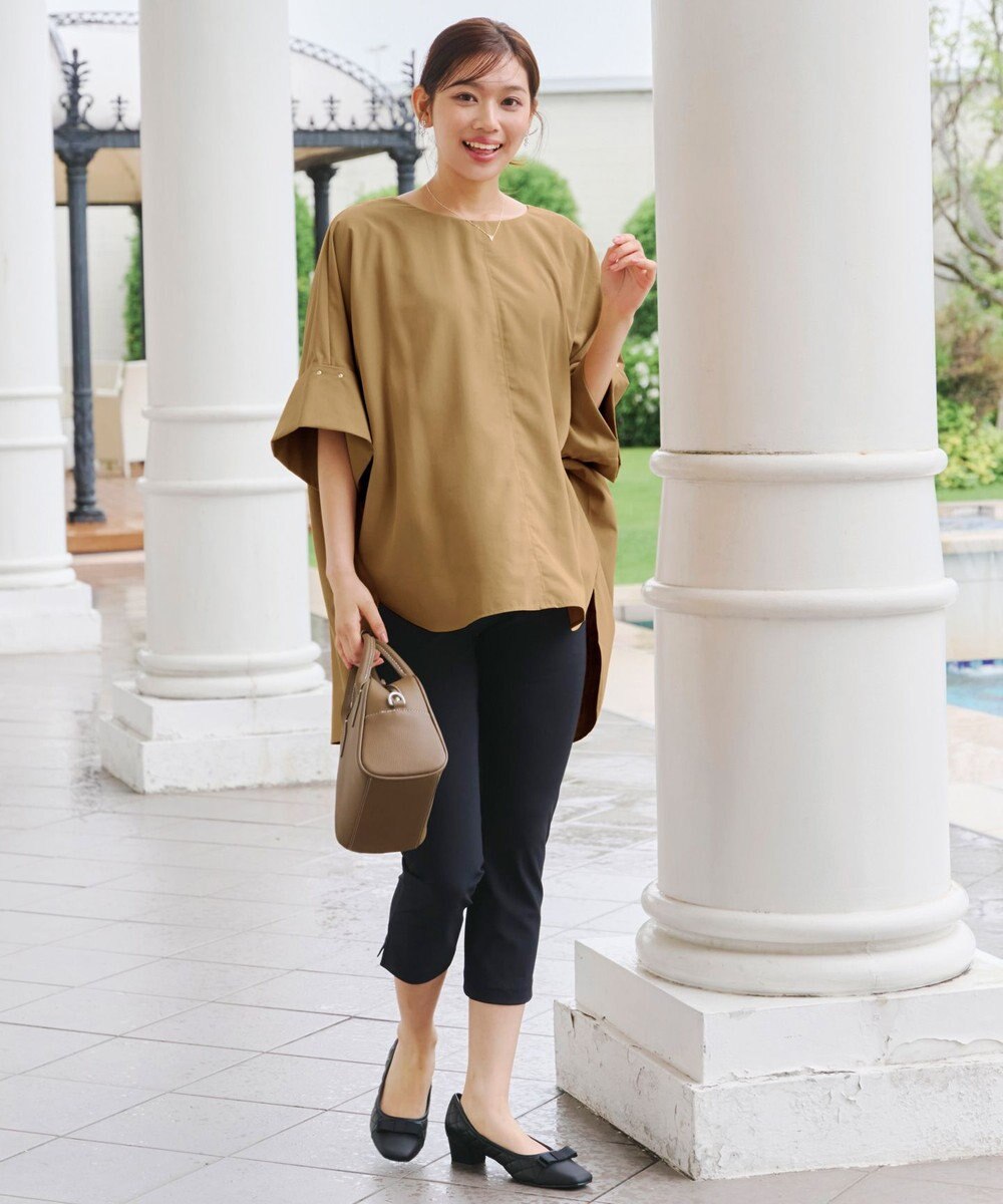 Tiaclasse 【洗える】ワイドスリーブドルマンブラウス 