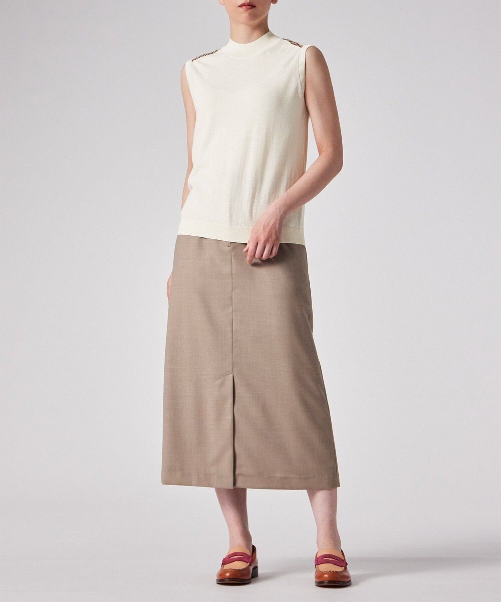 Paul Smith パイピングストライプ ノースリーブ ニット 