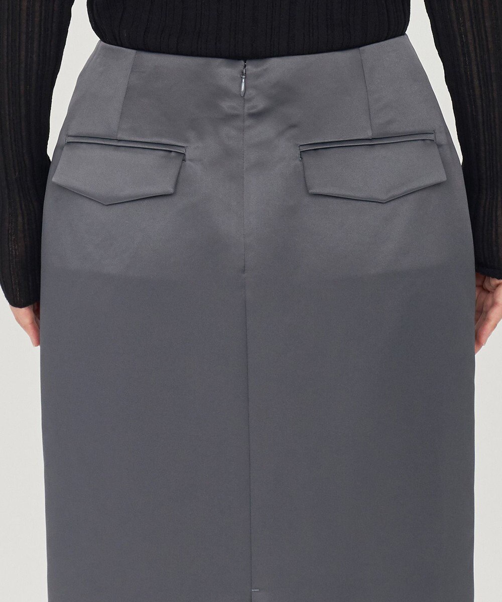 uncrave ラスターサテン スカート（uncrave WHITE） 