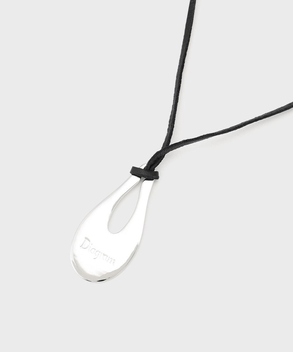 GRACE CONTINENTAL ロゴプレートネックレス 