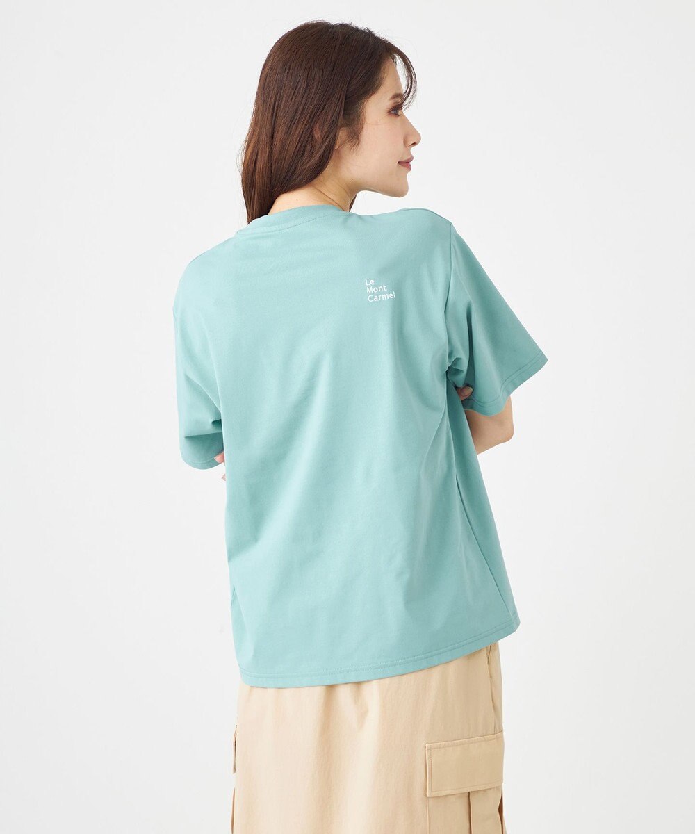 SHARE PARK LADIES 【UVカット・吸水速乾・ストレッチ・軽量 】ロゴポケットTシャツ（S・Mサイズ） 