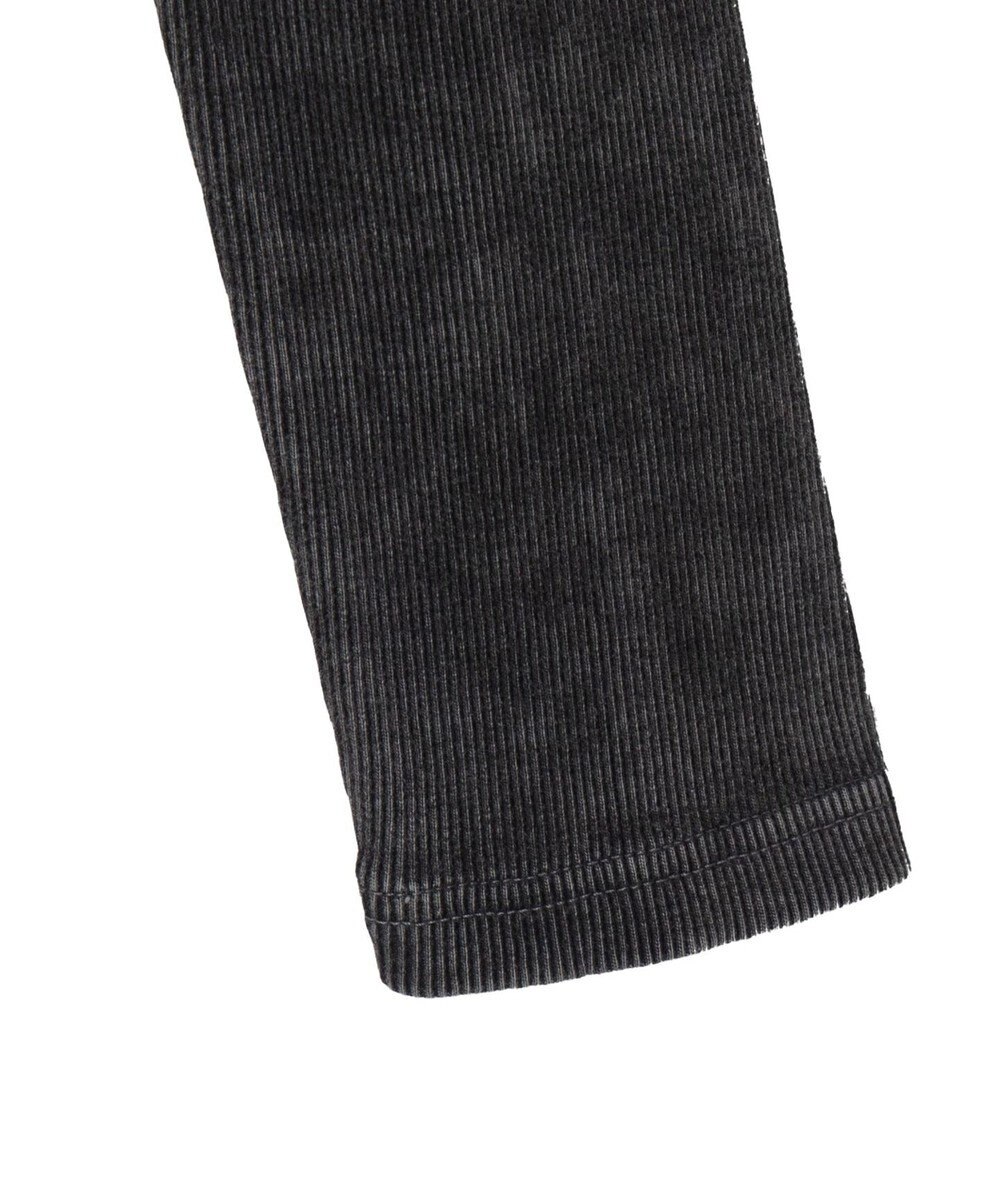 WEGO ヴィンテージウォッシュレースアップロンT 