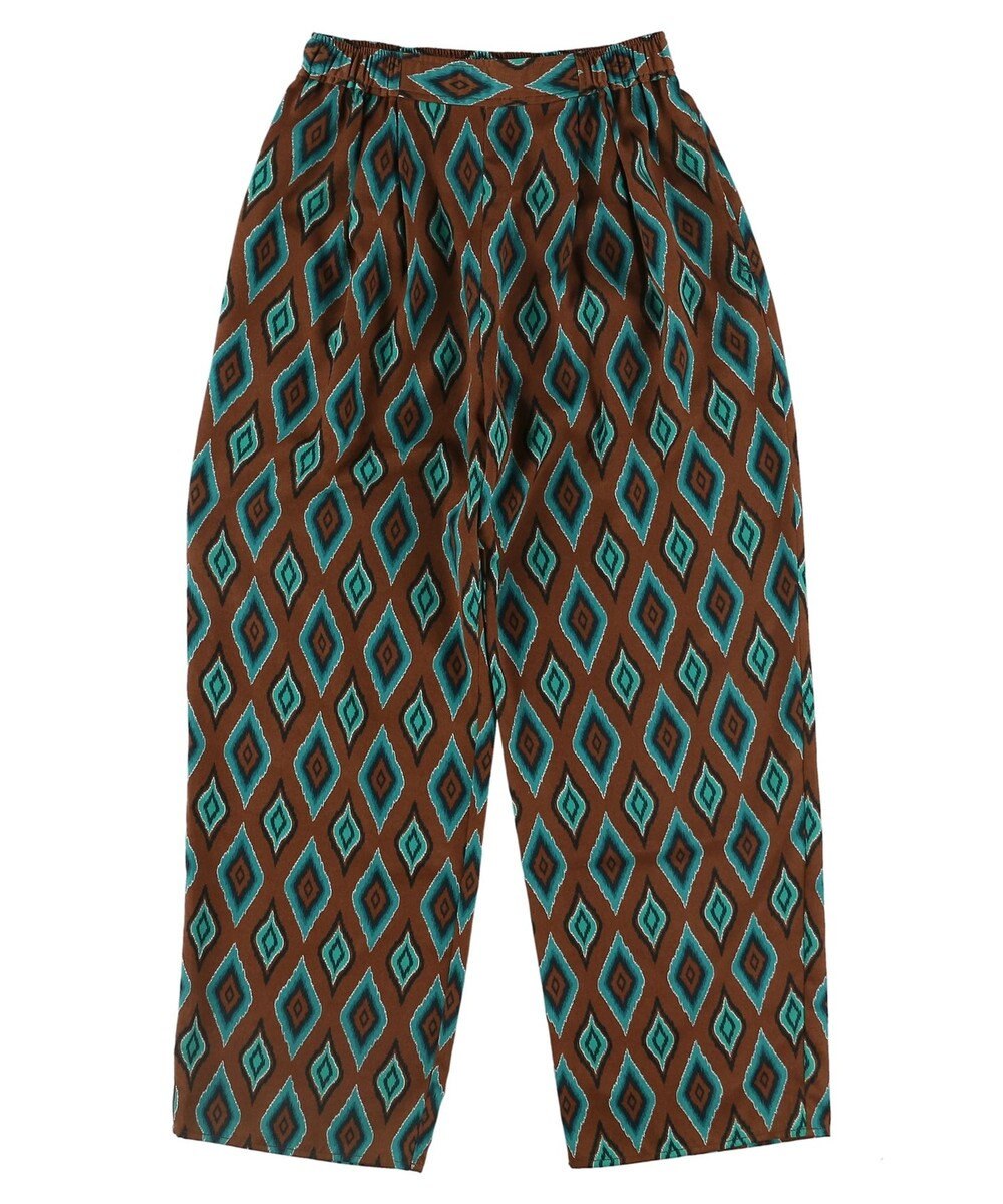 Green Parks アート柄イージーパンツ 