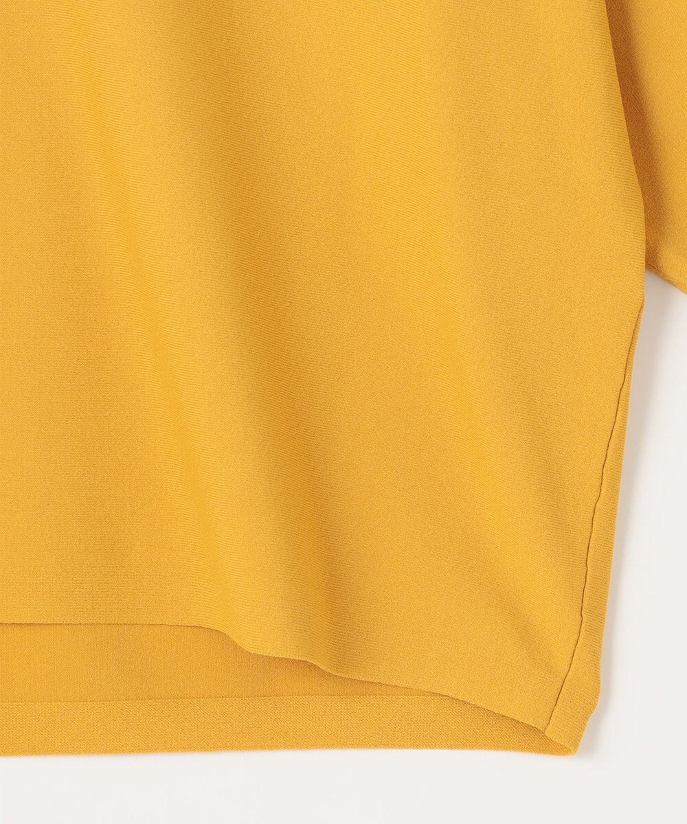 自由区 【洗える】クレープストレッチドルマンスリーブ7分袖 ニット 