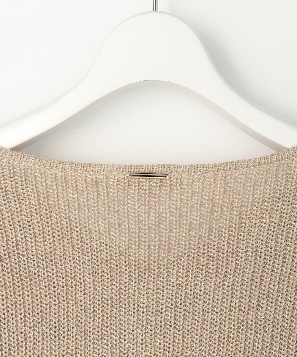 自由区 リネンミドルゲージプルオーバー ニット 