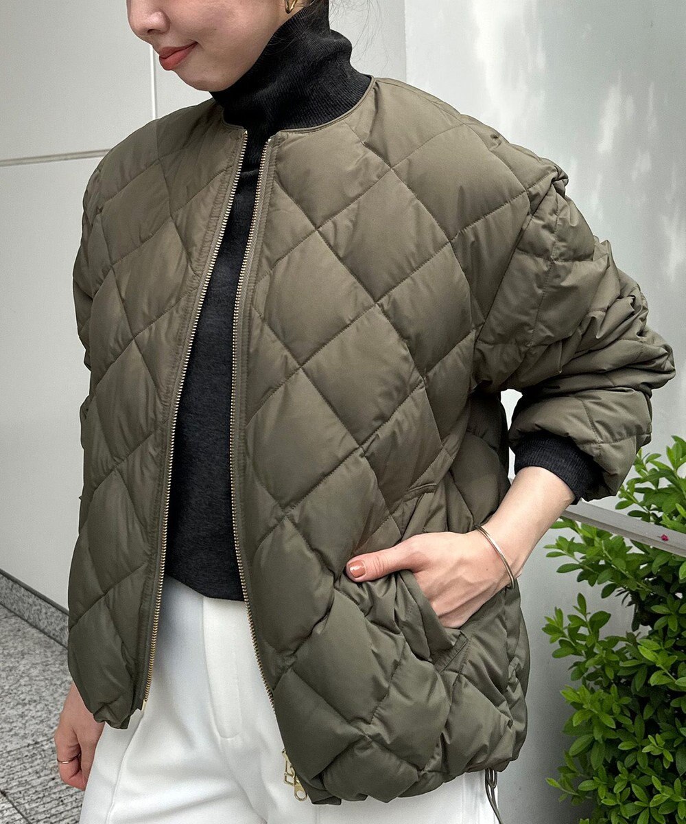 UNFILO 【TAION×UNFILO】キルティングダウン ショート丈ブルゾン 