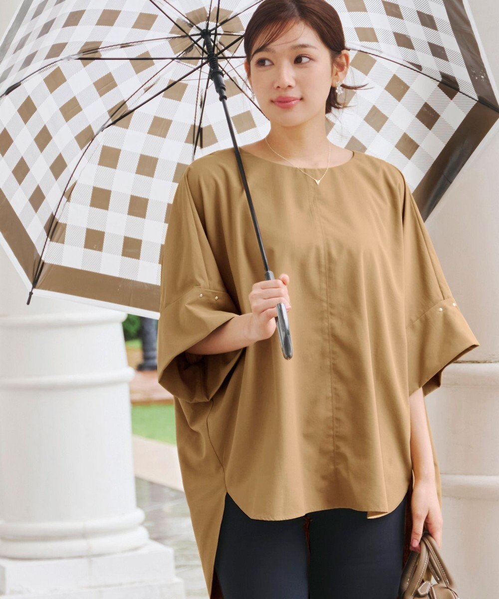 Tiaclasse 【洗える】ワイドスリーブドルマンブラウス 