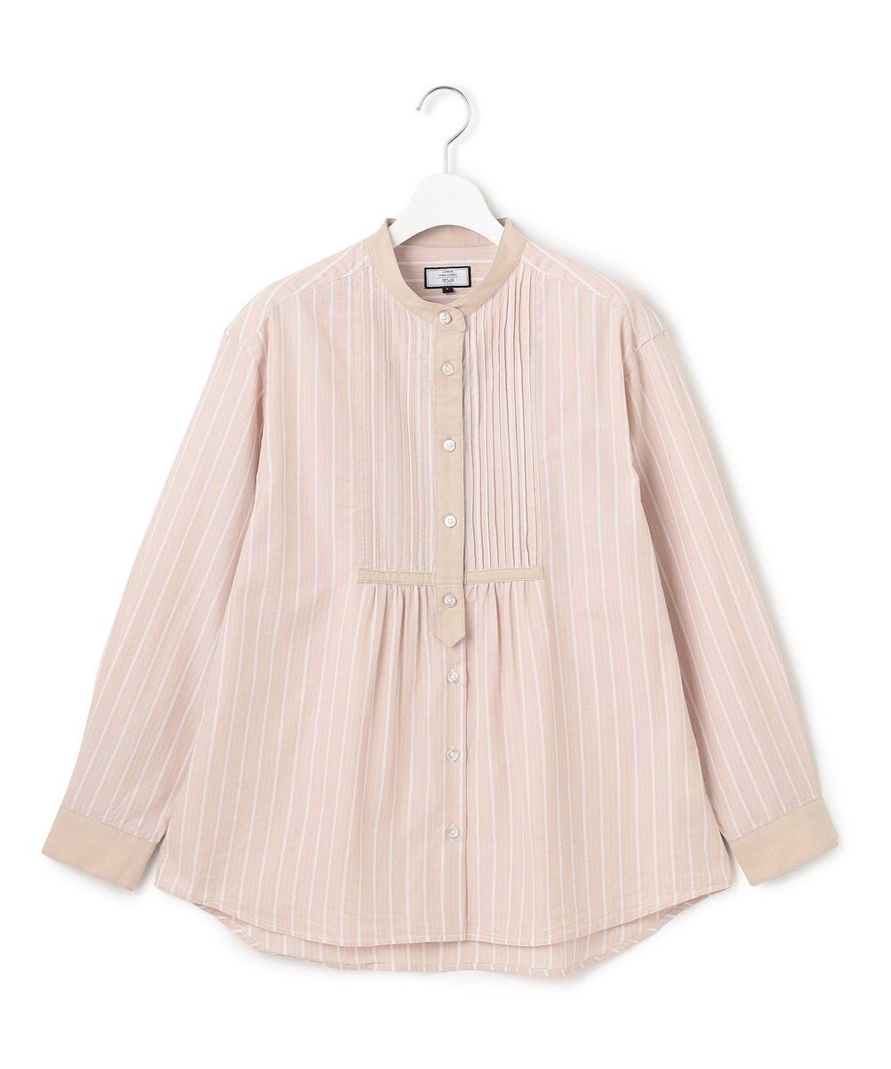 J.PRESS YORK STREET 【WOMEN】コットンタイプライターストライプ ブラウス 