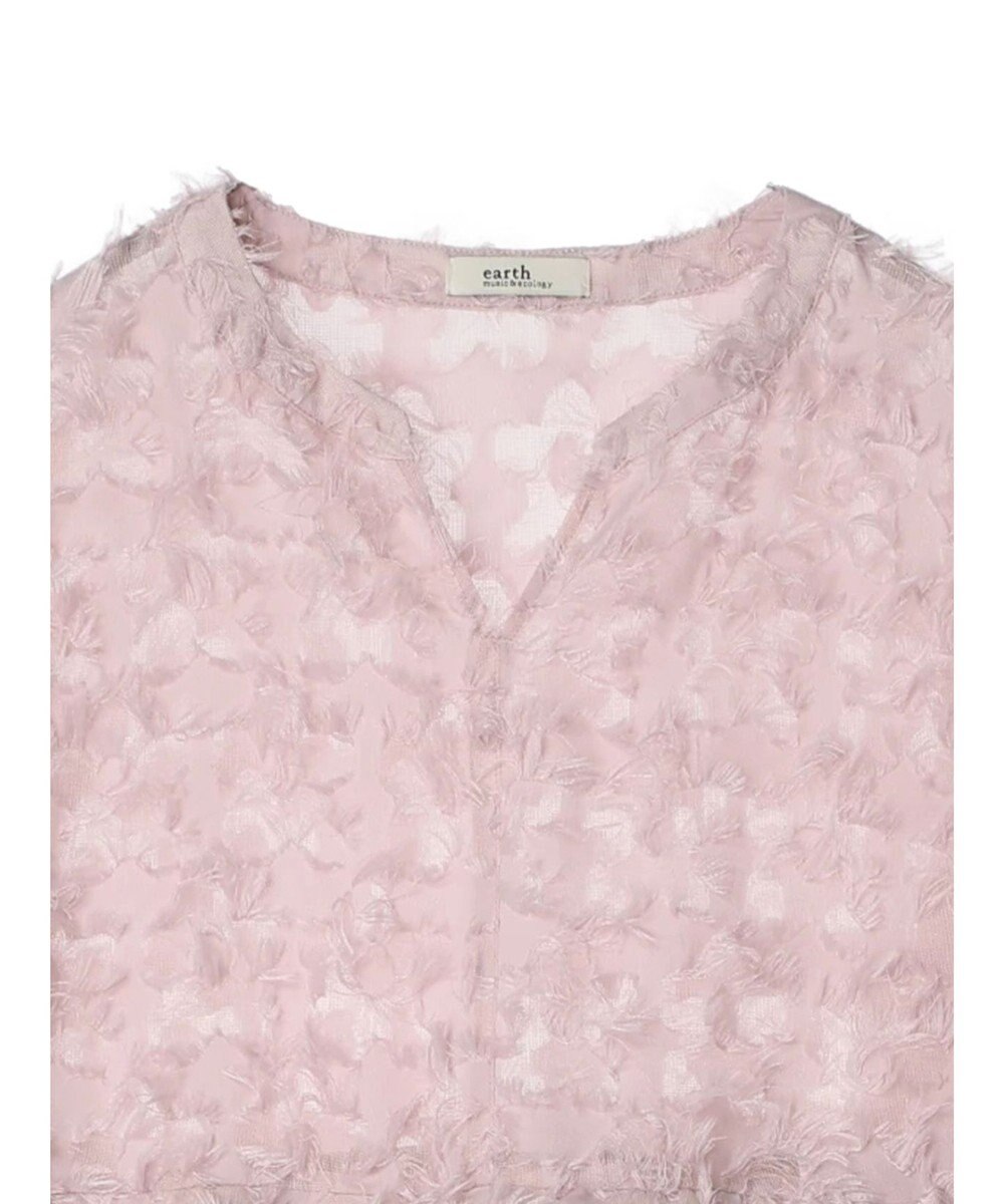 earth music&ecology ジャガード切替ワンピース 