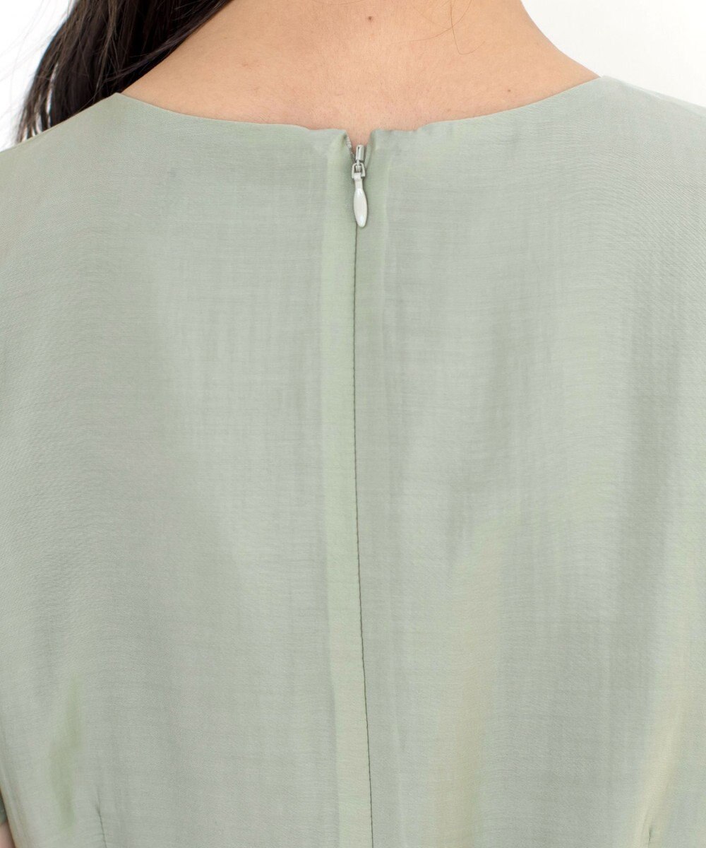 Tiaclasse 【洗える】大人上品なシアータックワンピース 