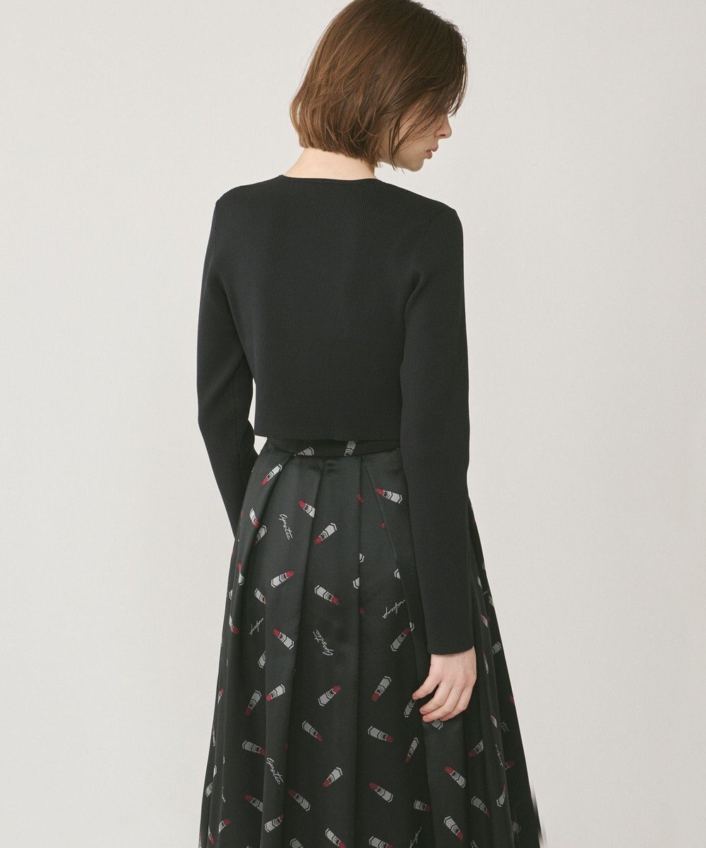 GRACE CONTINENTAL ショートリブニットカーディガン 