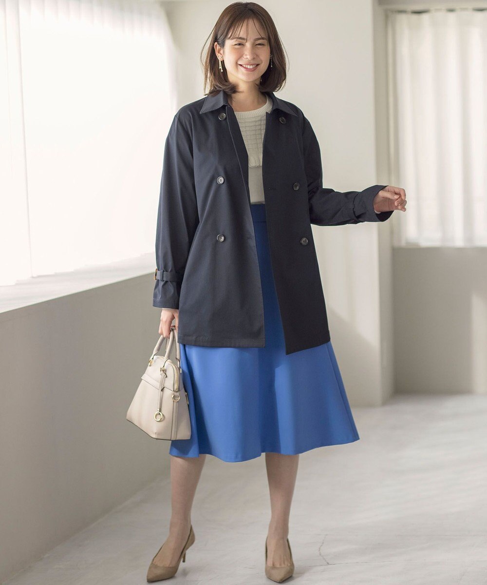 組曲 コットンライクツイル トレンチコート 