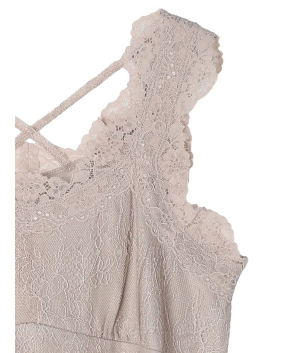 earth music&ecology 総レースキャミソール 