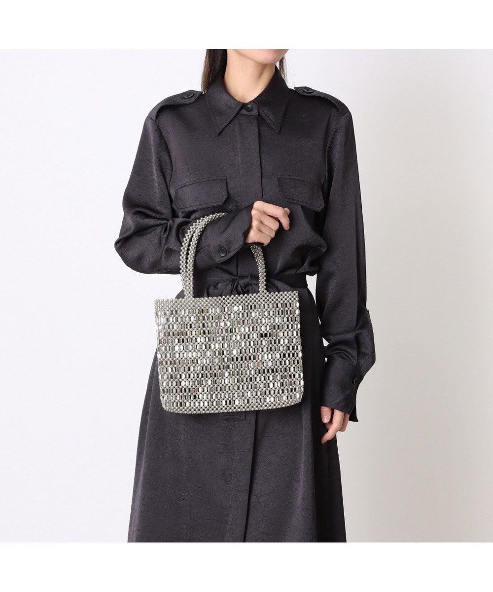 UNBILLION カシュカシュ cachecache / メタルビーズミニトートバッグ 