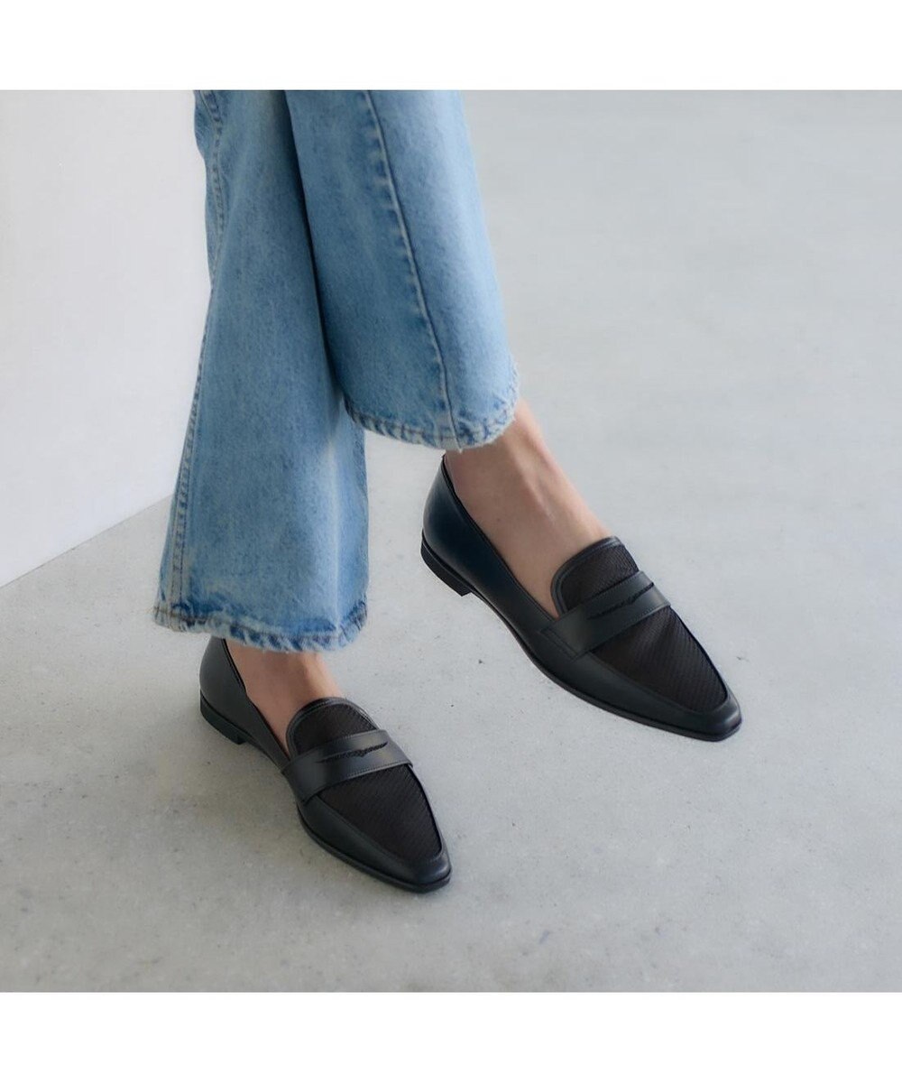 MODE ET JACOMO <carino>メッシュチュールローファー 