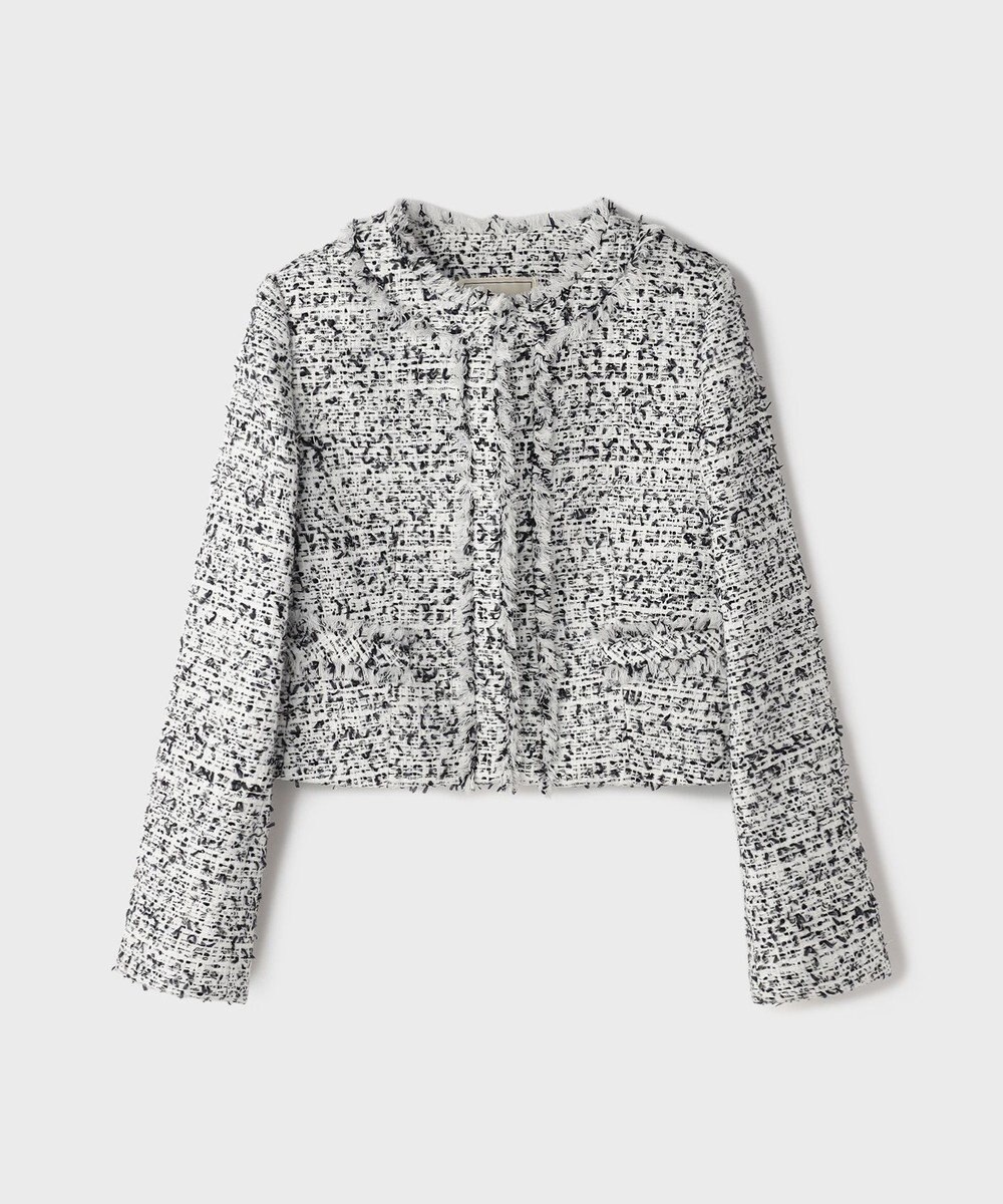 GRACE CONTINENTAL ミックスツイードジャケット 