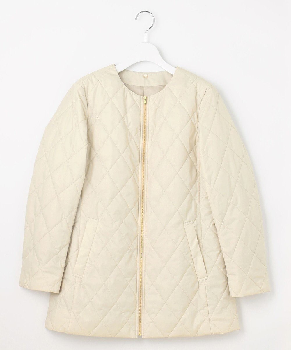 J.PRESS LADIES 【洗える】スパンライクナイロンタッサー ステンカラー コート 