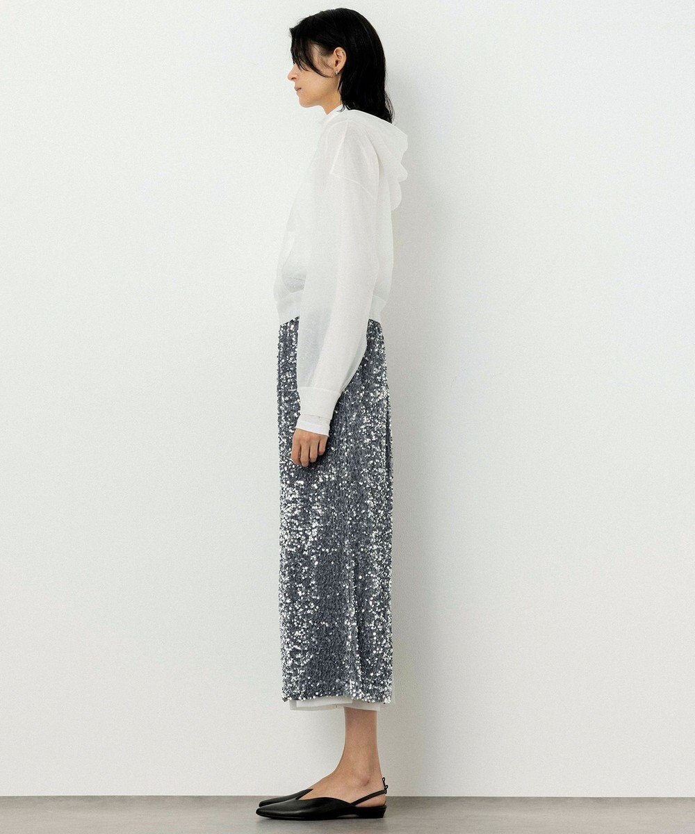 NAVE 【Nave・洗える】シアーニット パーカー 