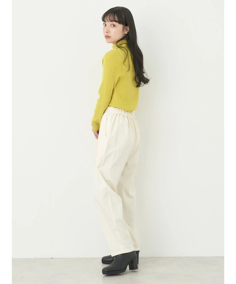 earth music&ecology やわらかタッチリブタートルネックプルオーバー 