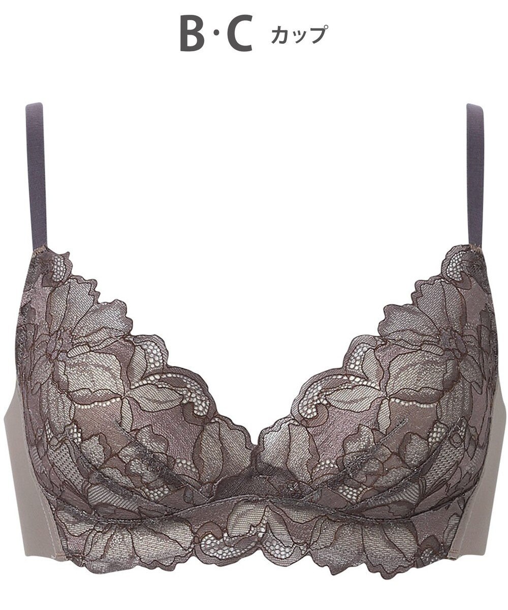 WACOAL ノンワイヤーブラ 【SUHADA ONE】 谷間メイク ふっくらデコルテ 脇すっきりシルエット レディース BXB411 /ワコール 