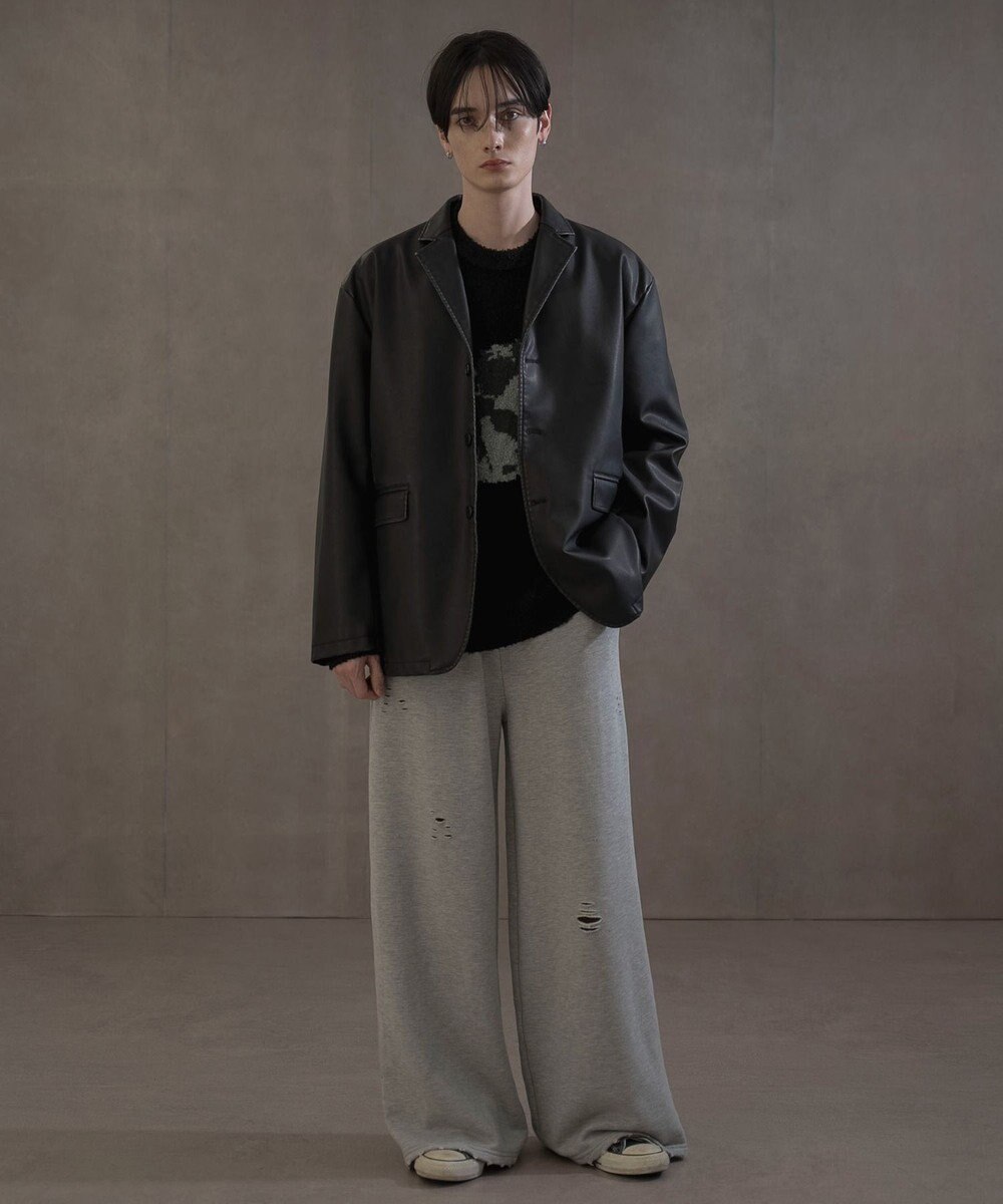 WEGO PUシングルテーラードジャケット 