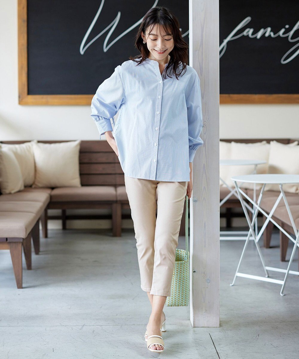 Tiaclasse 【新色追加・洗える】アンクルテーパードパンツ 