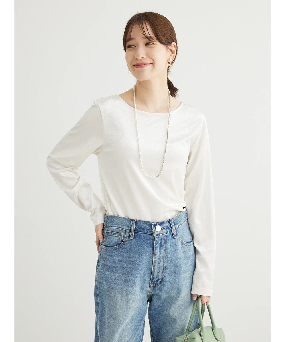 Green Parks ・ＥＬＥＮＣＡＲＥ　ＤＵＥ　ベロアクルーロングＴＥＥ 