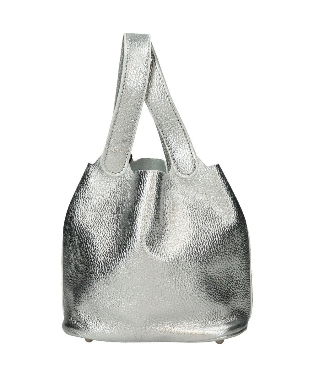 INTER-CHAUSSURES 【ANDREA CARDONE】メタリックレザーバケットバッグ 