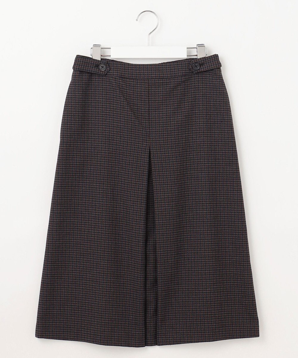 J.PRESS LADIES 【洗える】30/2 TR ドビー ガンクラブ ボックスプリーツ スカート 