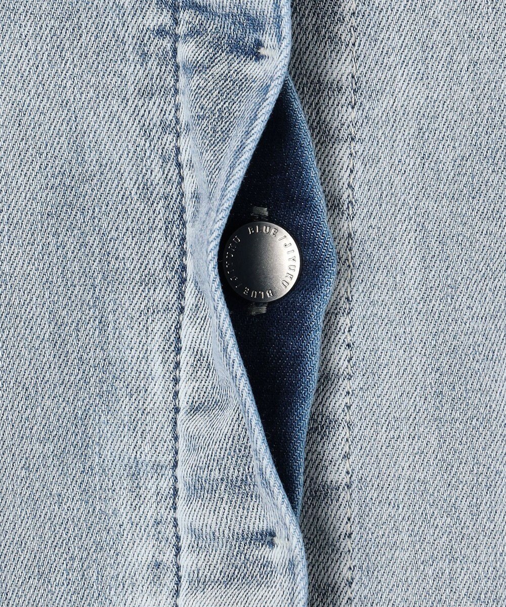 自由区 L 【洗える】ウスカルデニム ジャケット 
