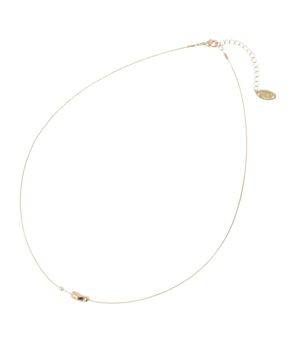 AMERICAN HOLIC メタルパールトップネックレス 