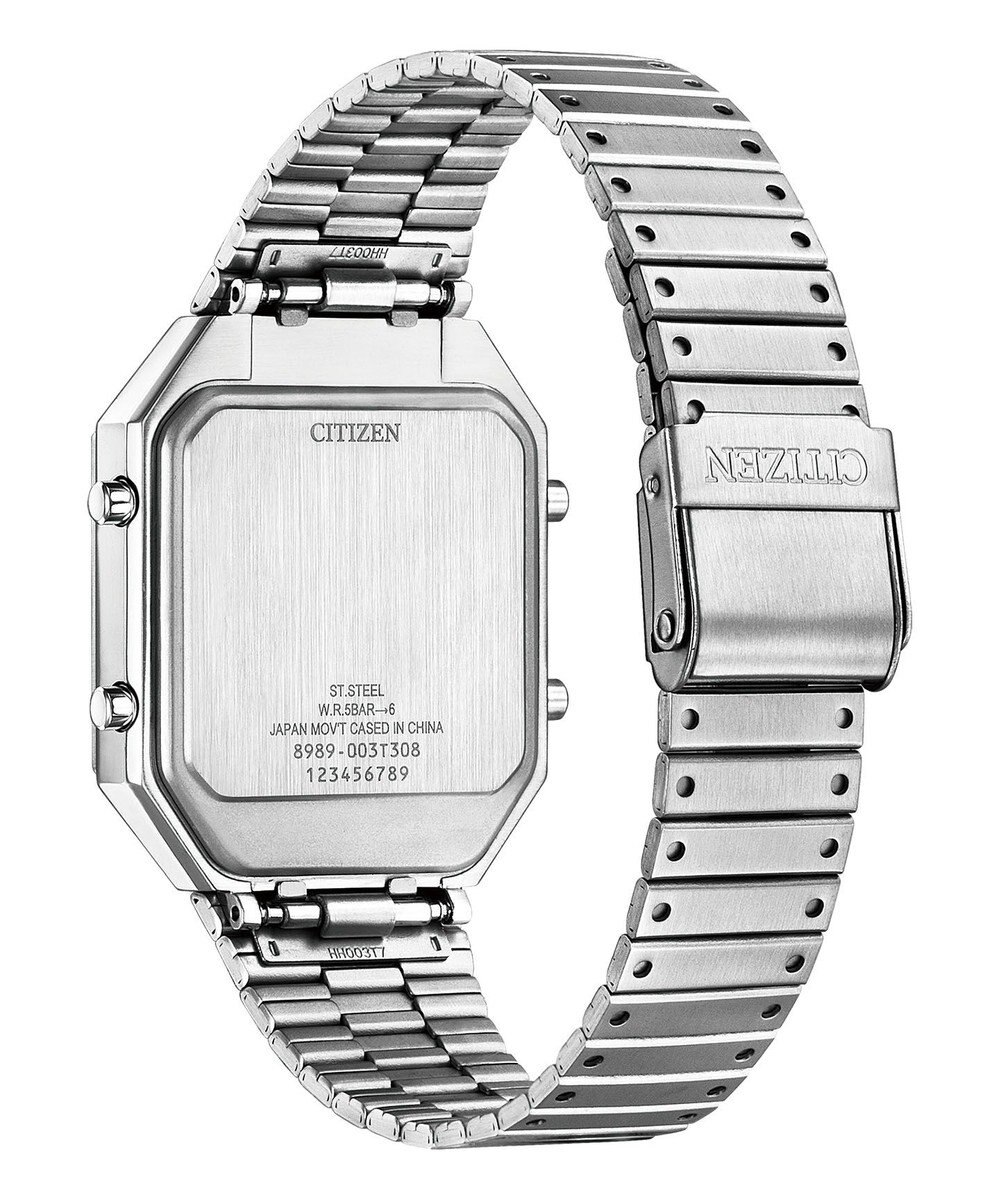 CITIZEN 【復刻デザイン】1982年の「サーモセンサー」を現代風にリバイバル 温度センサー搭載のコンビネーションウオッチ 