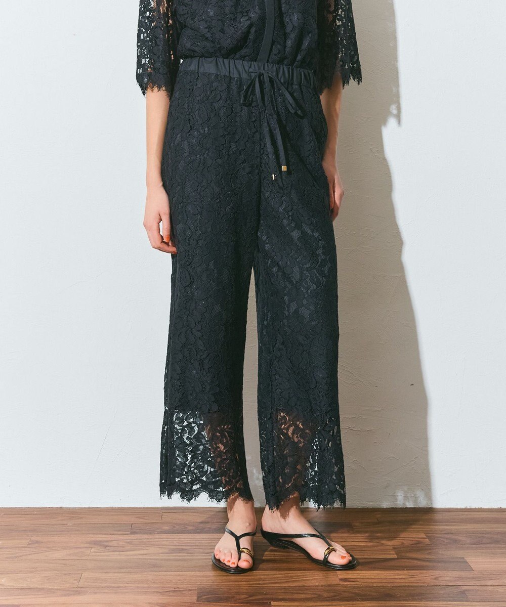 GRACE CONTINENTAL レースイージーパンツ 