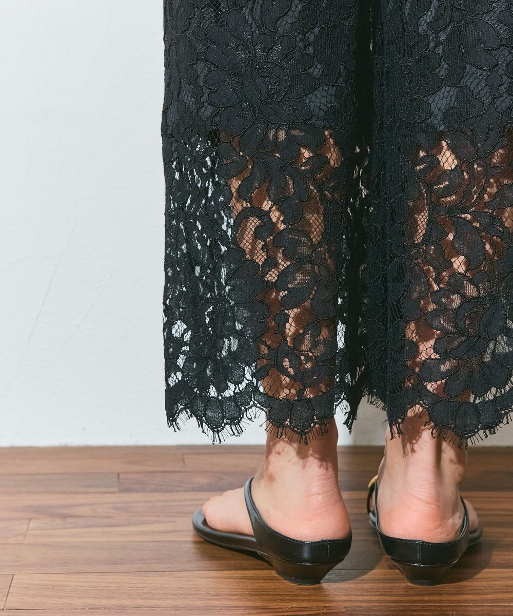 GRACE CONTINENTAL レースイージーパンツ 