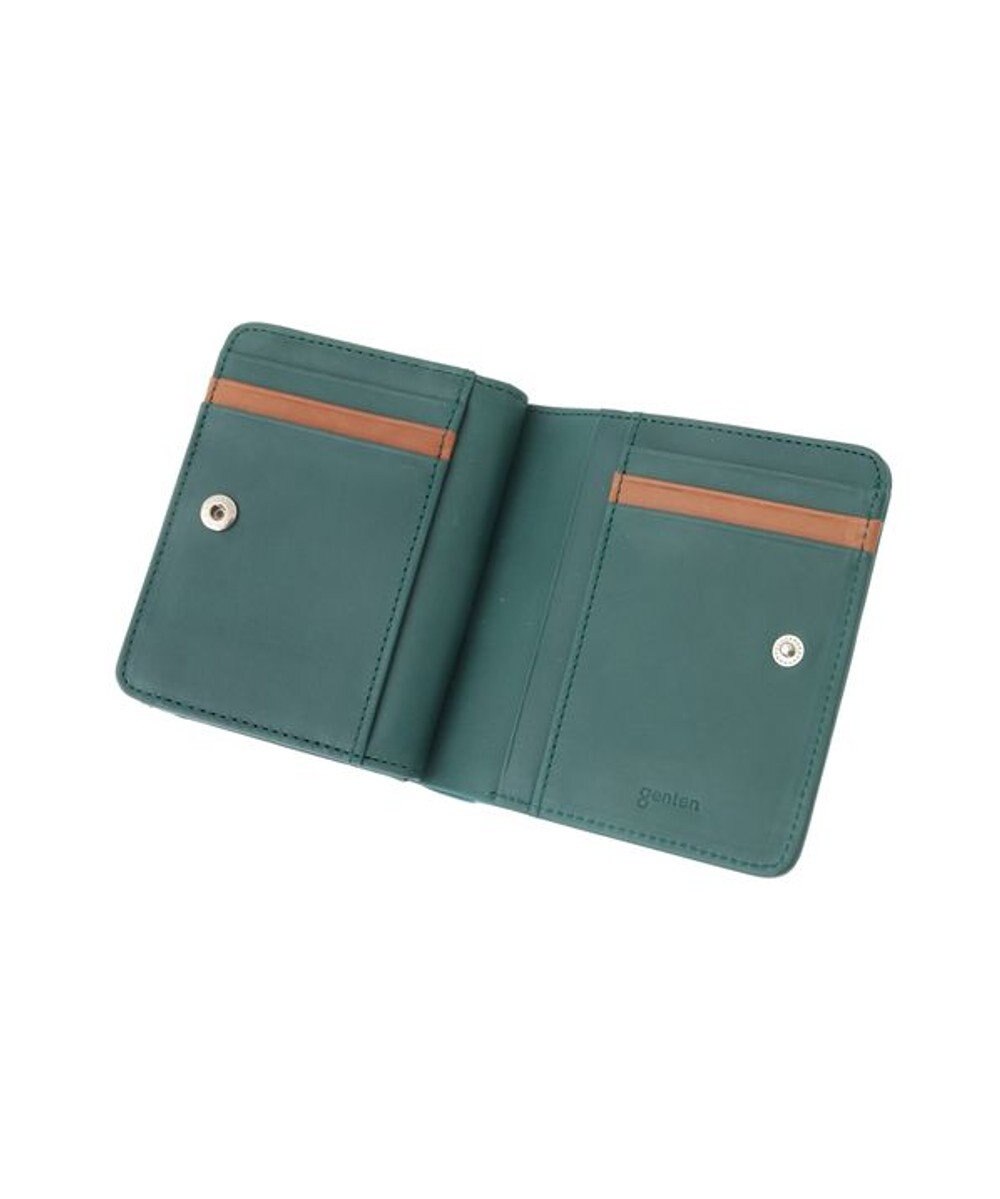 genten ピア L字ファスナー2つ折り財布 