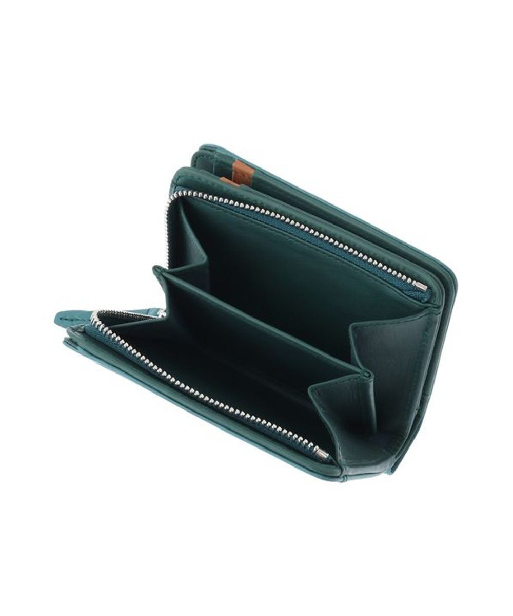 genten ピア L字ファスナー2つ折り財布 