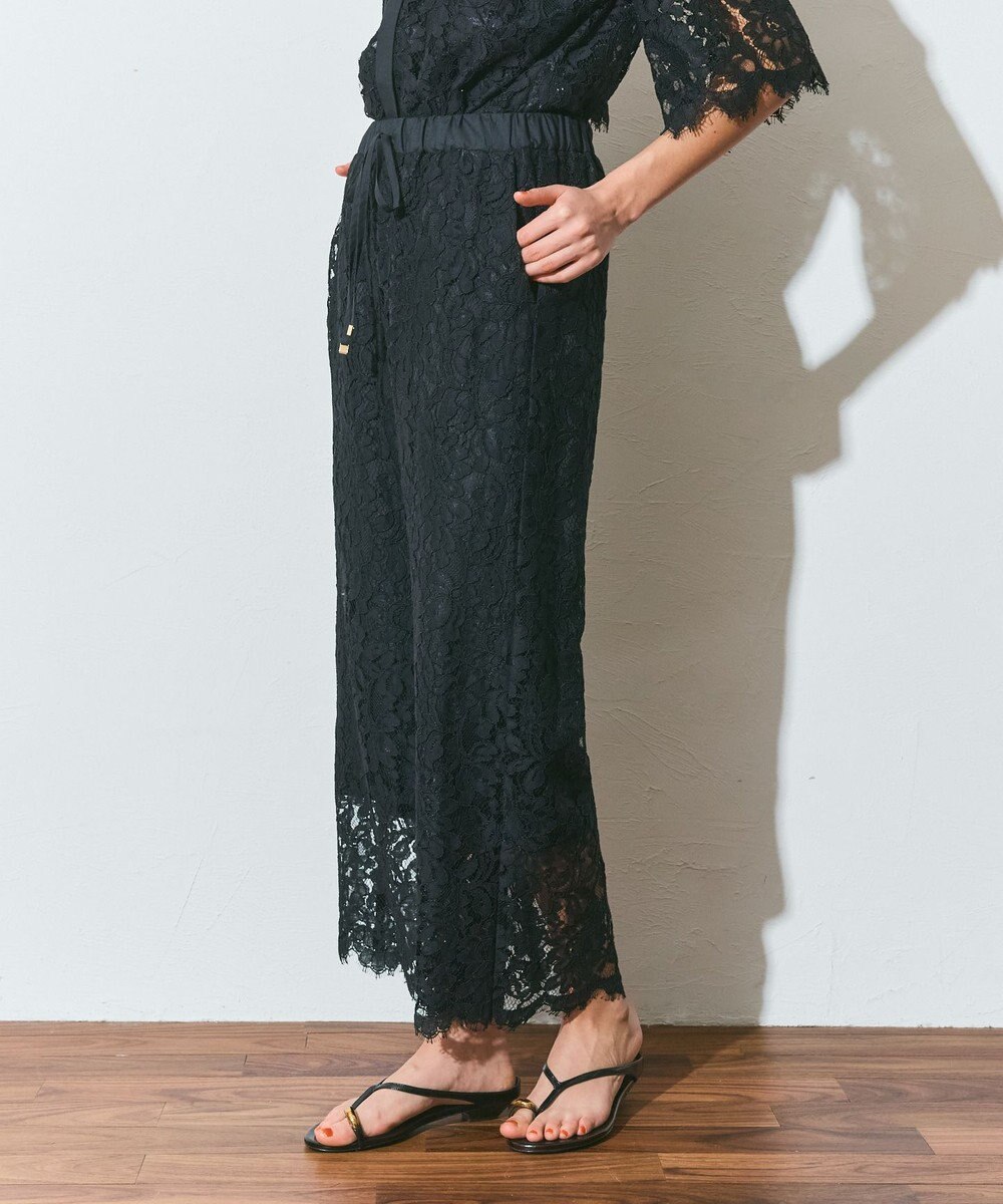 GRACE CONTINENTAL レースイージーパンツ 