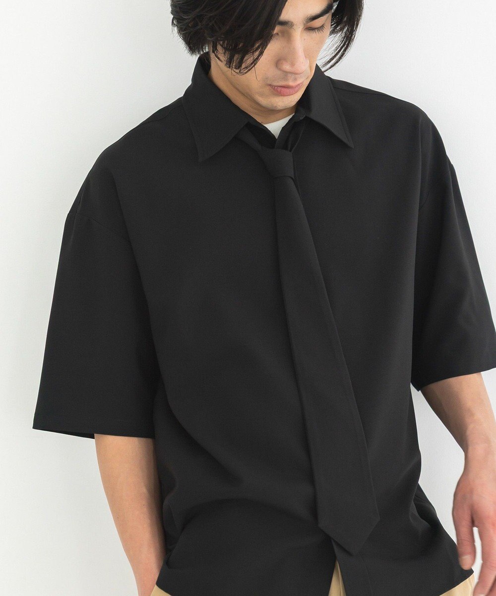 CRAFT STANDARD BOUTIQUE タイ付き半袖シャツ 