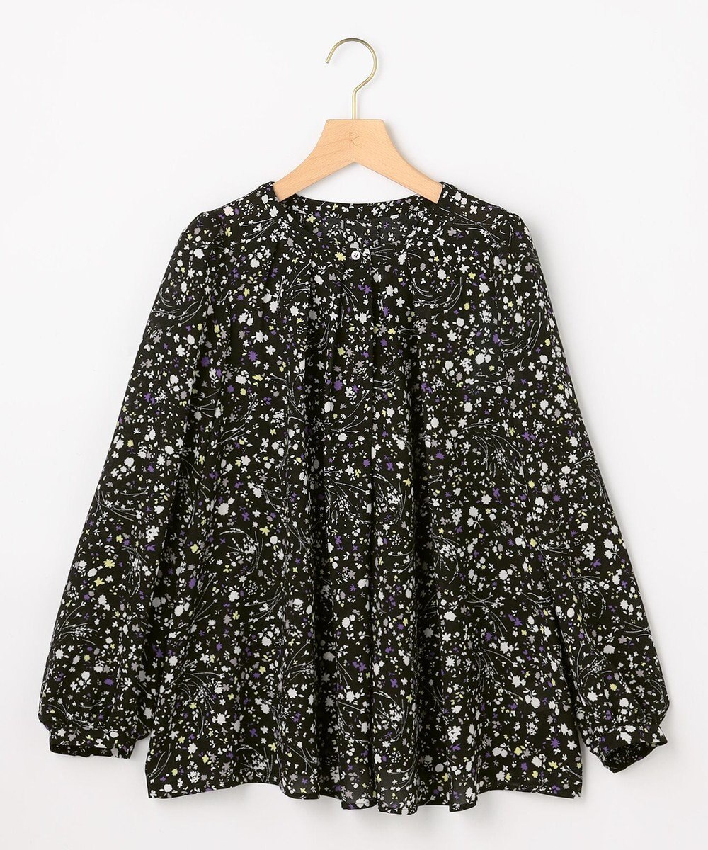 組曲 S プティフラワープリント ブラウス 