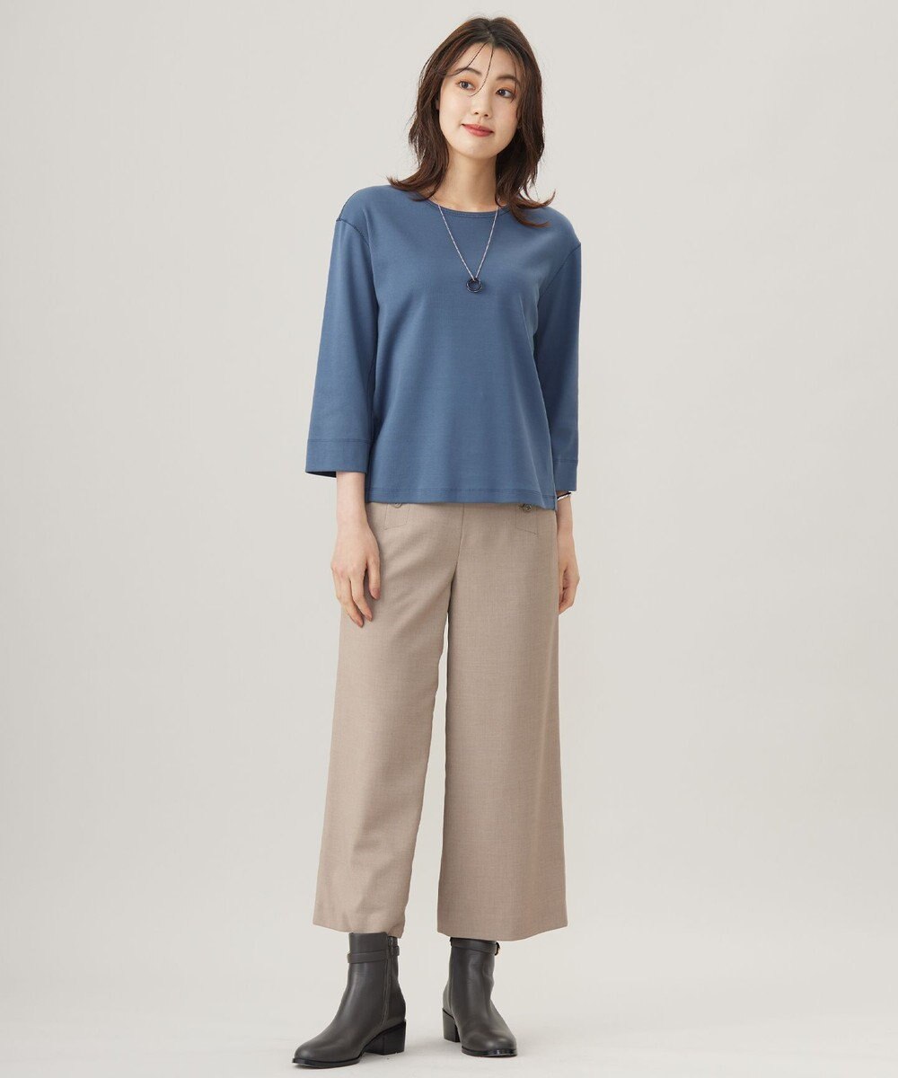 J.PRESS LADIES 【WEB限定】3WAYマーブル スカーフリングネックレス 