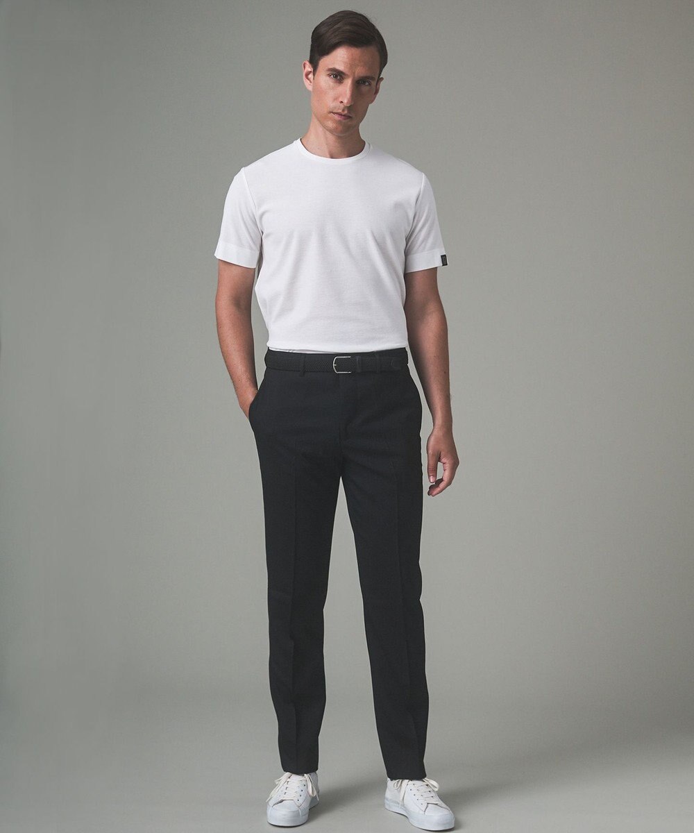 GOTAIRIKU ロングセラー【洗える/折り目加工/シワになりにくい/ウエストアジャスター】ウォッシャブル サマーウール100％パンツ_限定色(ノータック)23/24年モデル 