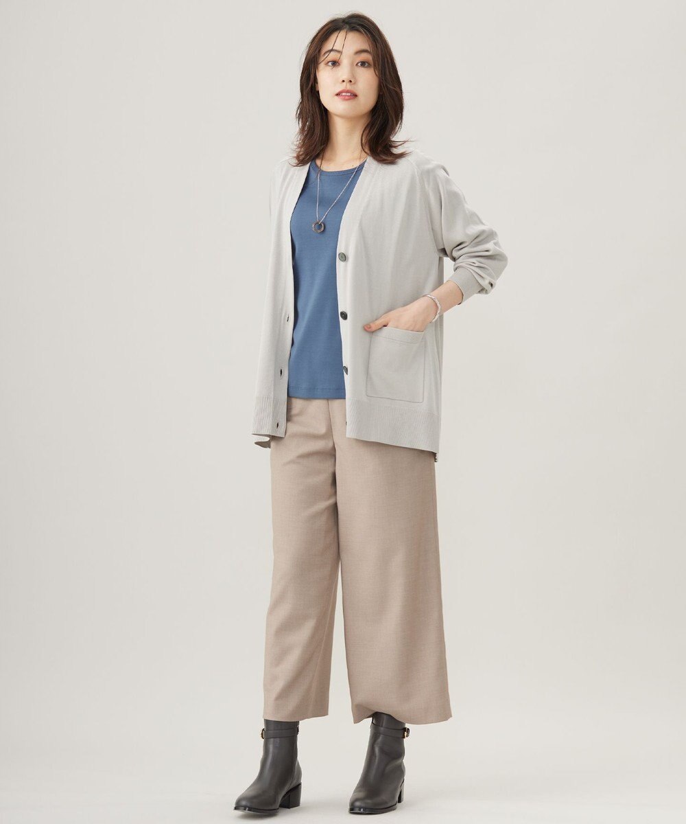 J.PRESS LADIES 【WEB限定】3WAYマーブル スカーフリングネックレス 