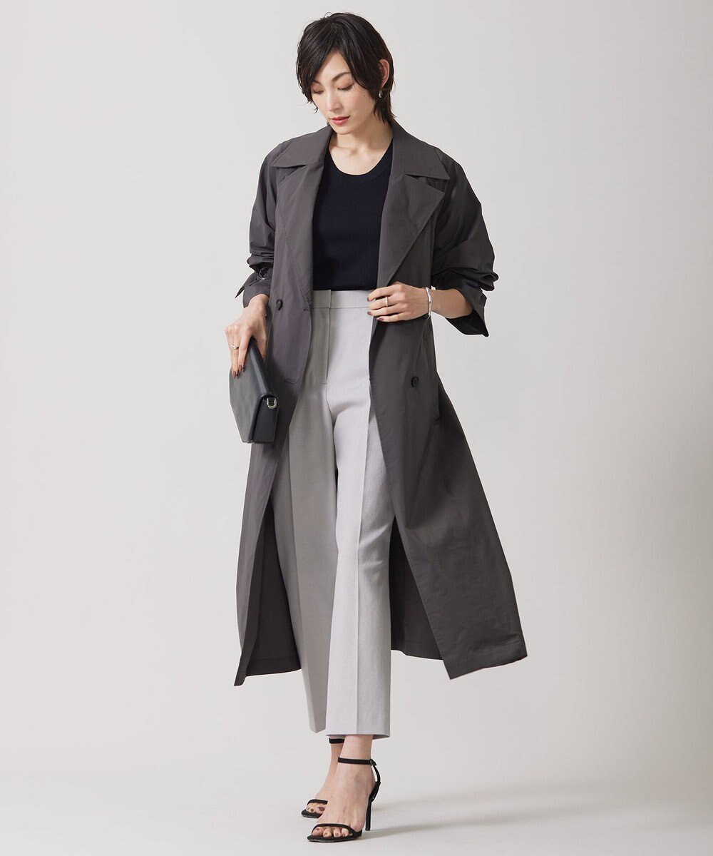 ICB 【洗える】 シンセティックフルニードル クルーネックプルオーバー 